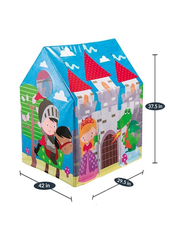 VWretails® Royal Castle Play Tent/Jungle Fun Cottage Approx. Setup Size: 37.5" L x 29.5" W x 42" H (95cm x 75cm x 1.07m) - Image 3